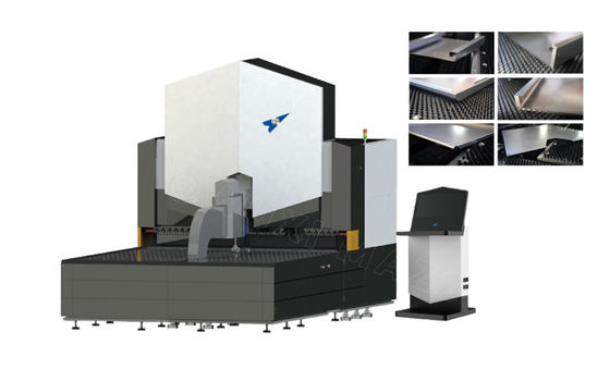 CNC Auto Bender Machine Sheet Metal Panel Bender With Synchronized 15 Axis