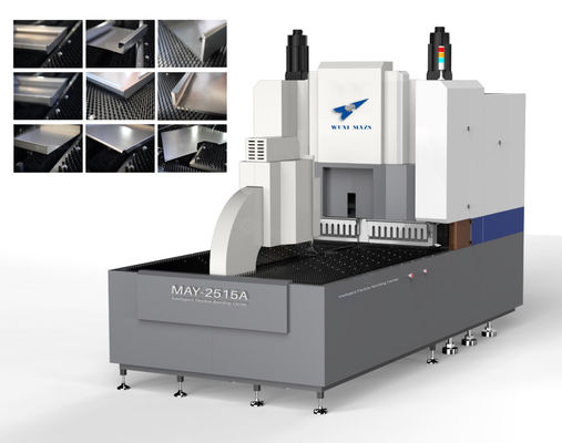 15 Axis Thick Plate CNC Panel Bending Machine With Brush For Bending Cabinets