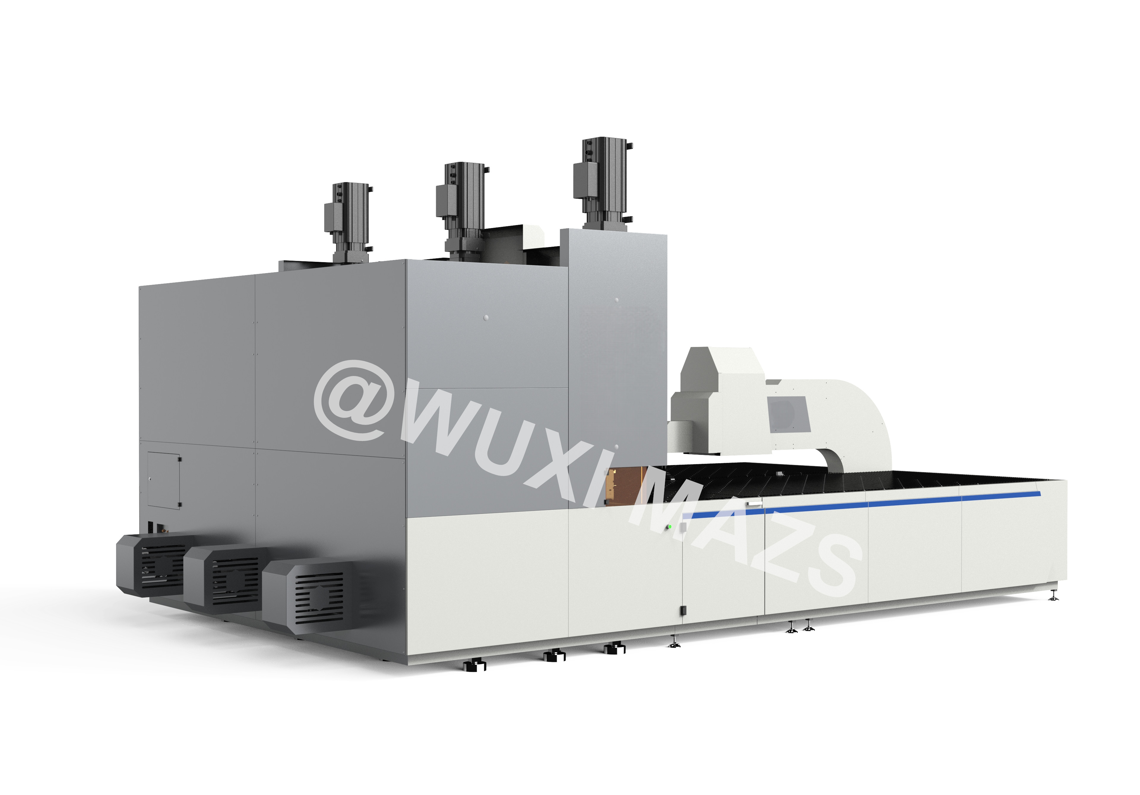 MAY-3218 2MM Automatic Sheet Metal Bending Machine Plate Steel Bender 3200 X 1500mm