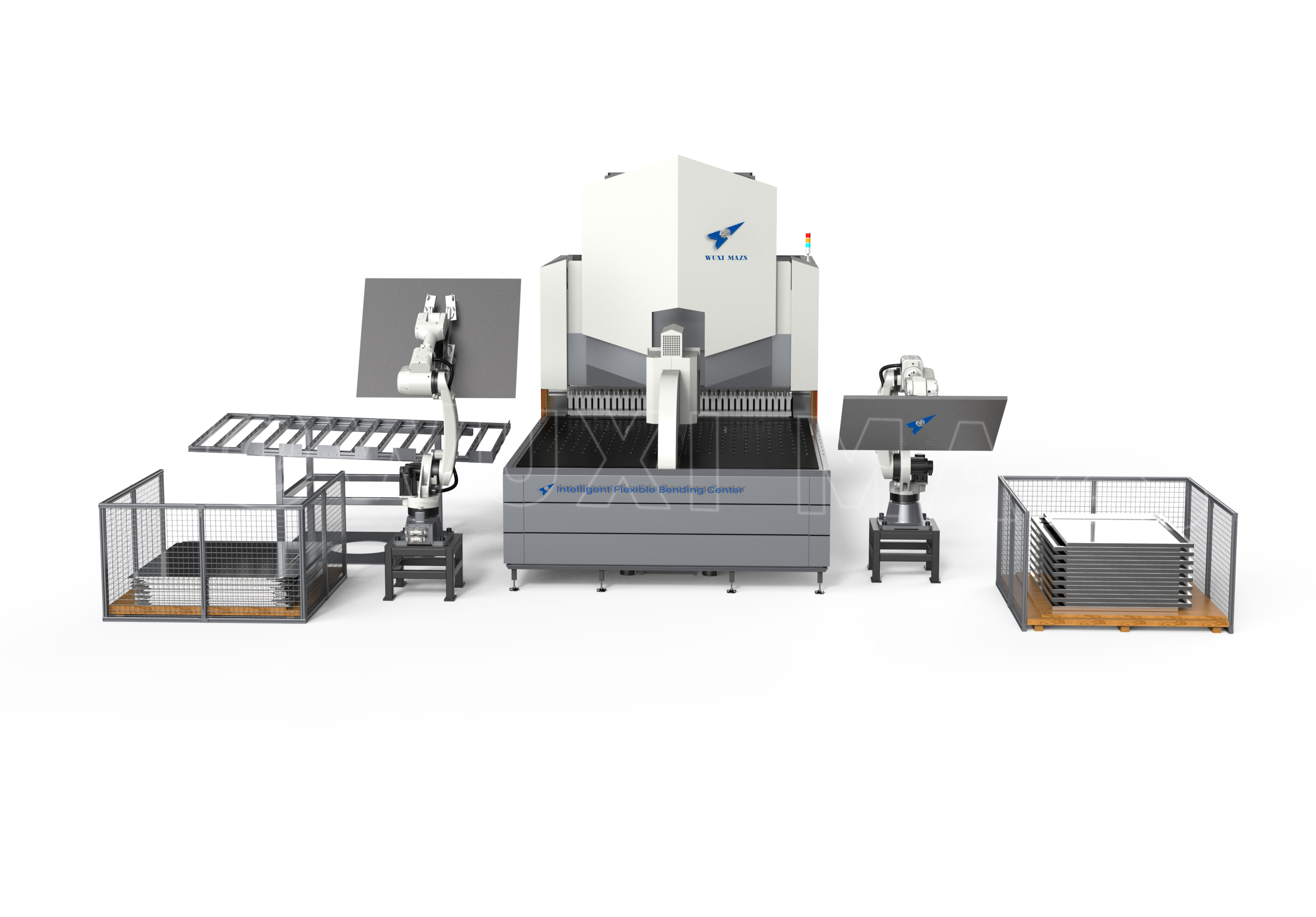 Electric 200mm Radius Intelligent Automatic Plate Bending Machine Automatic Bending Center