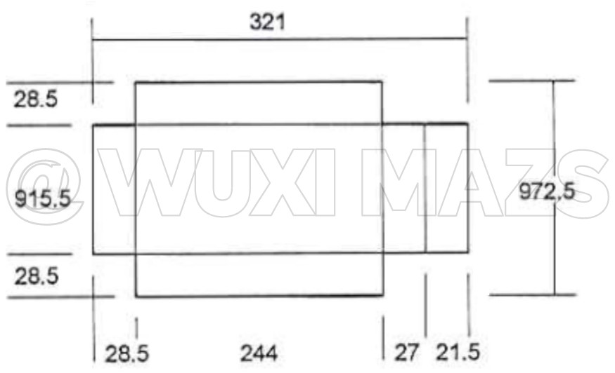 MAX-1411 10000kg Automatic Panel Bender For 0.35mm Minimum Panel
