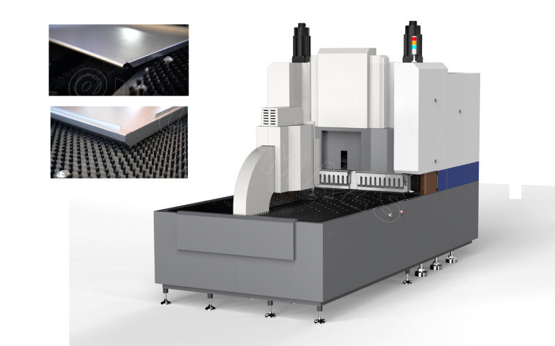 Automatic CNC Panel Bender Machine Pressing Feeding Type 180° Max Bending Angle