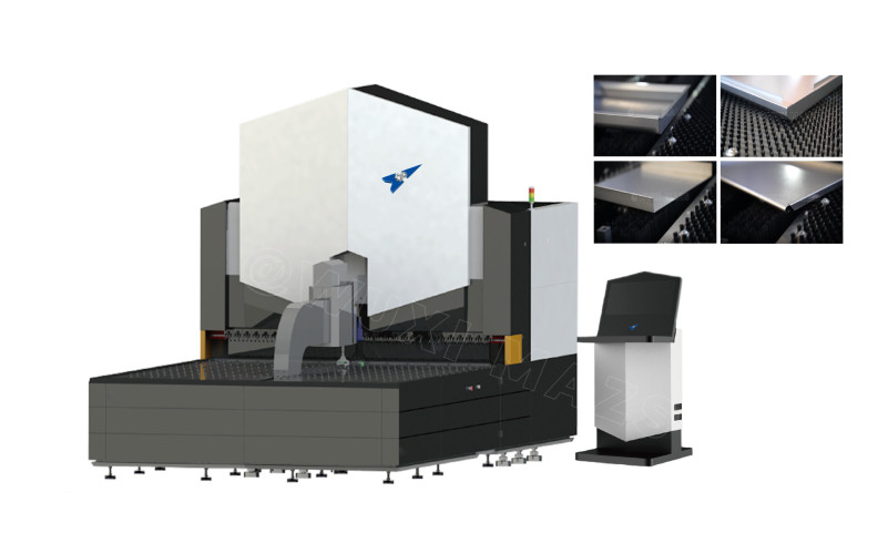 Automatic CNC Panel Bender Machine Pressing Feeding Type 180° Max Bending Angle